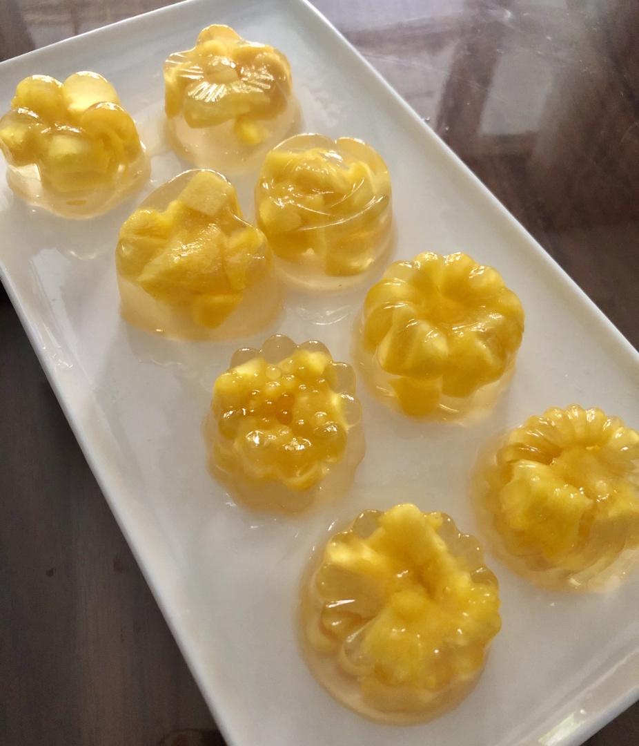 wscsw做的透明水晶果冻布丁(白凉粉版)快速