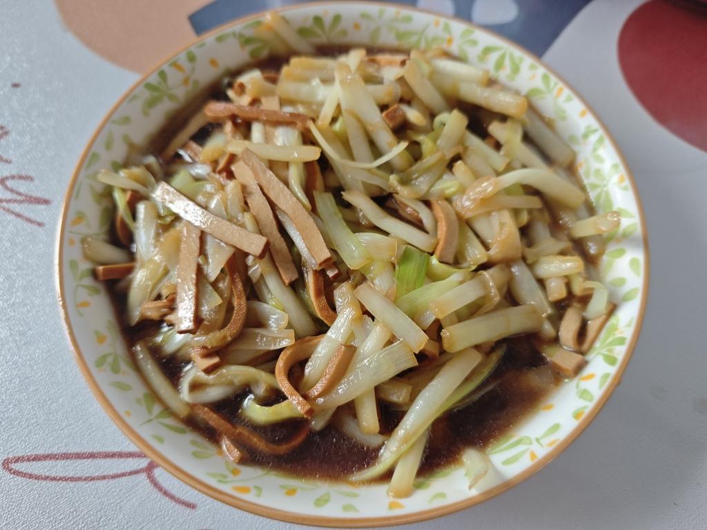 韭黄炒豆干