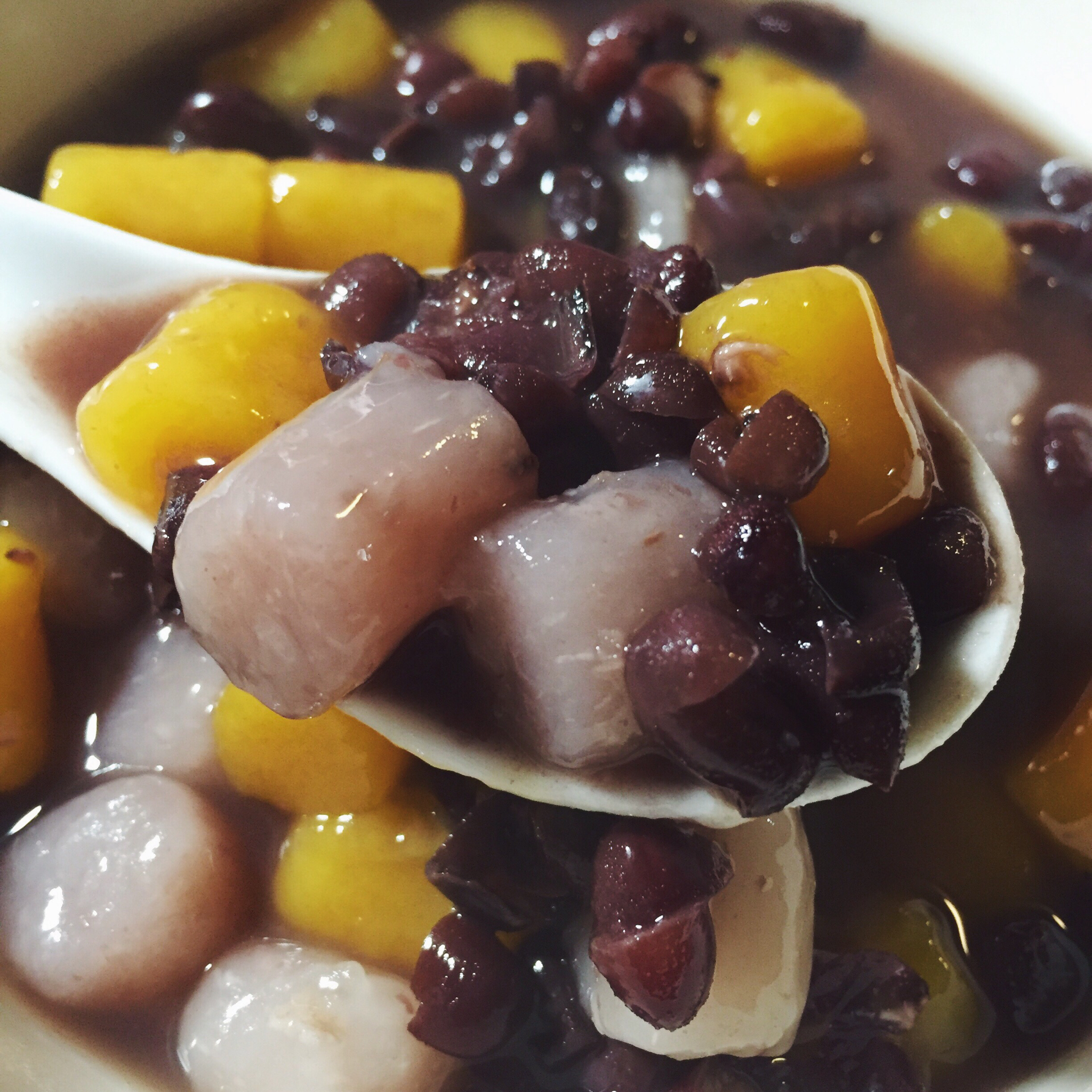 芋圆红豆汤