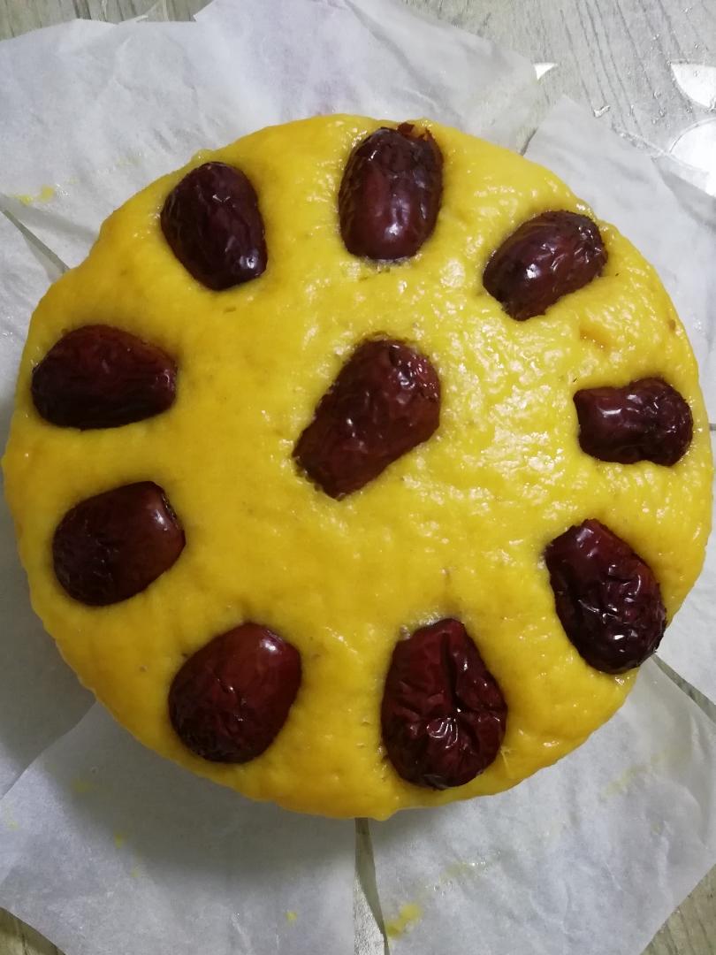 南瓜发糕 Steamed Pumpkin Cake