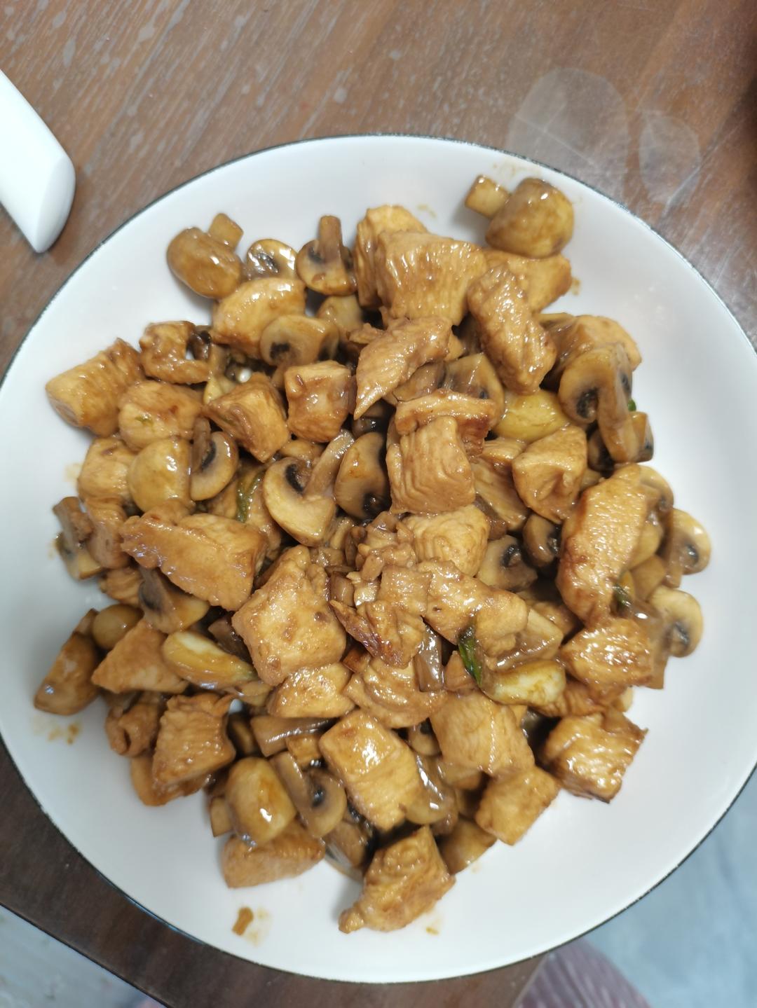 口蘑鸡胸肉