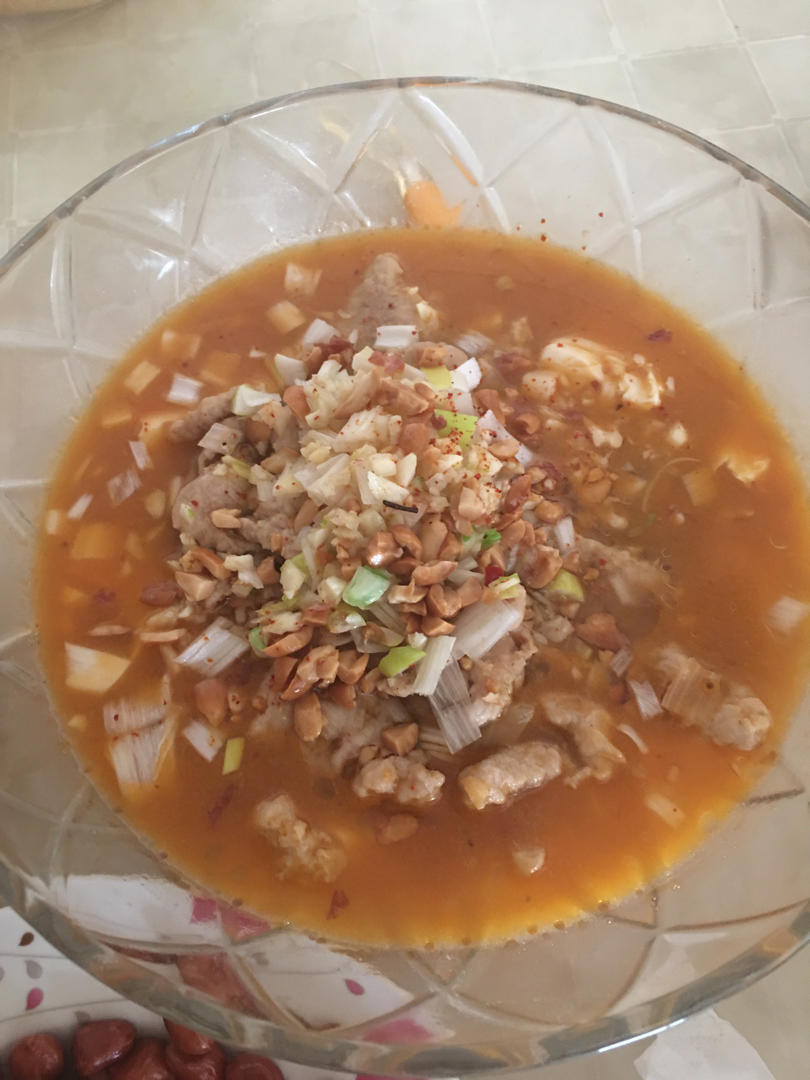 豆花肉片，小时候的味道，就是那么赞