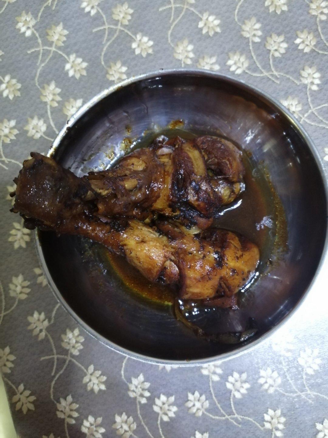 电饭锅酱鸡腿（出自微博：深夜放毒少女）