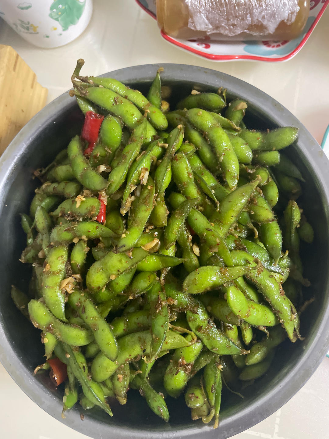 辣炒毛豆（带壳）