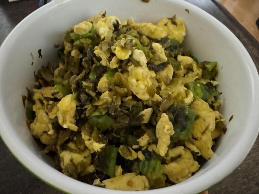 超香超下饭的外婆菜炒蛋