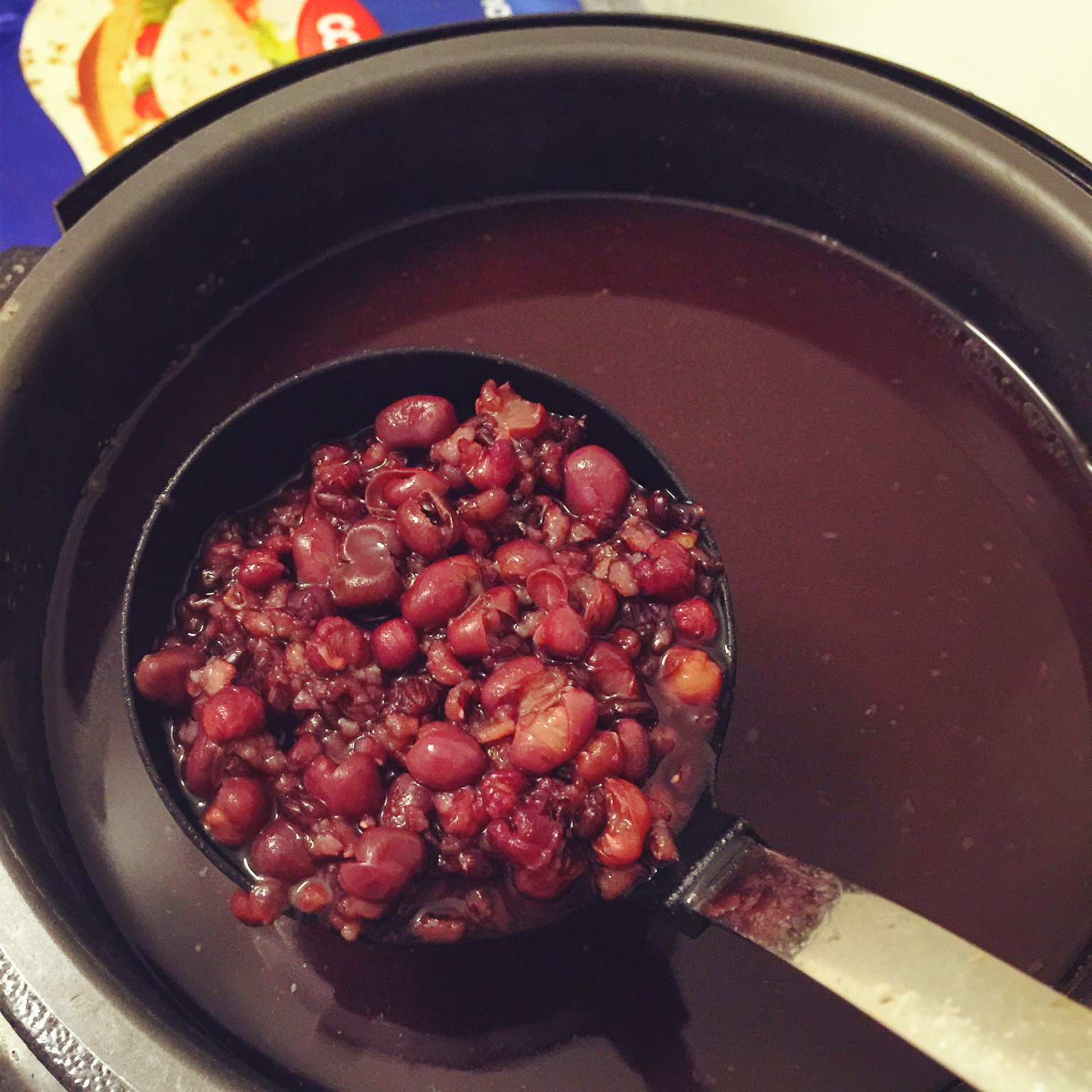 红豆薏仁紫米粥