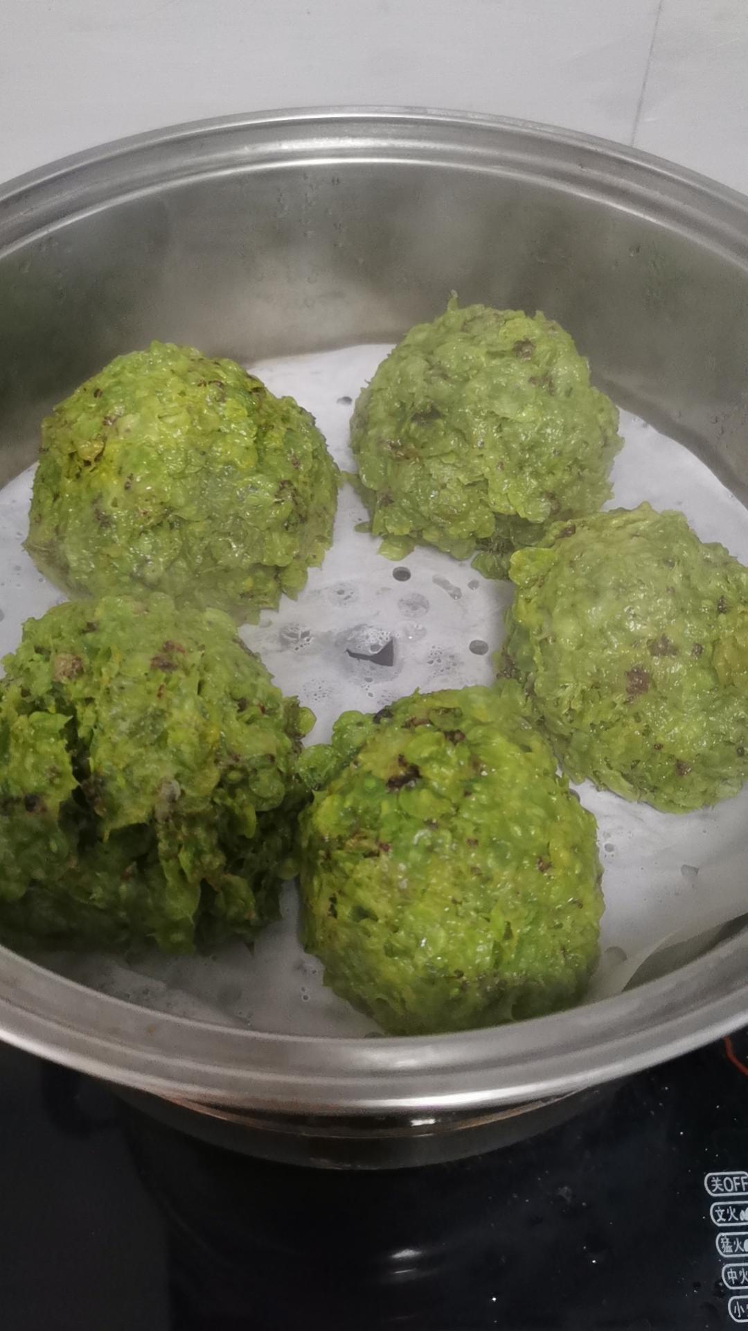 榆钱窝窝（蒸出来还是翠绿色哦）㊙️
