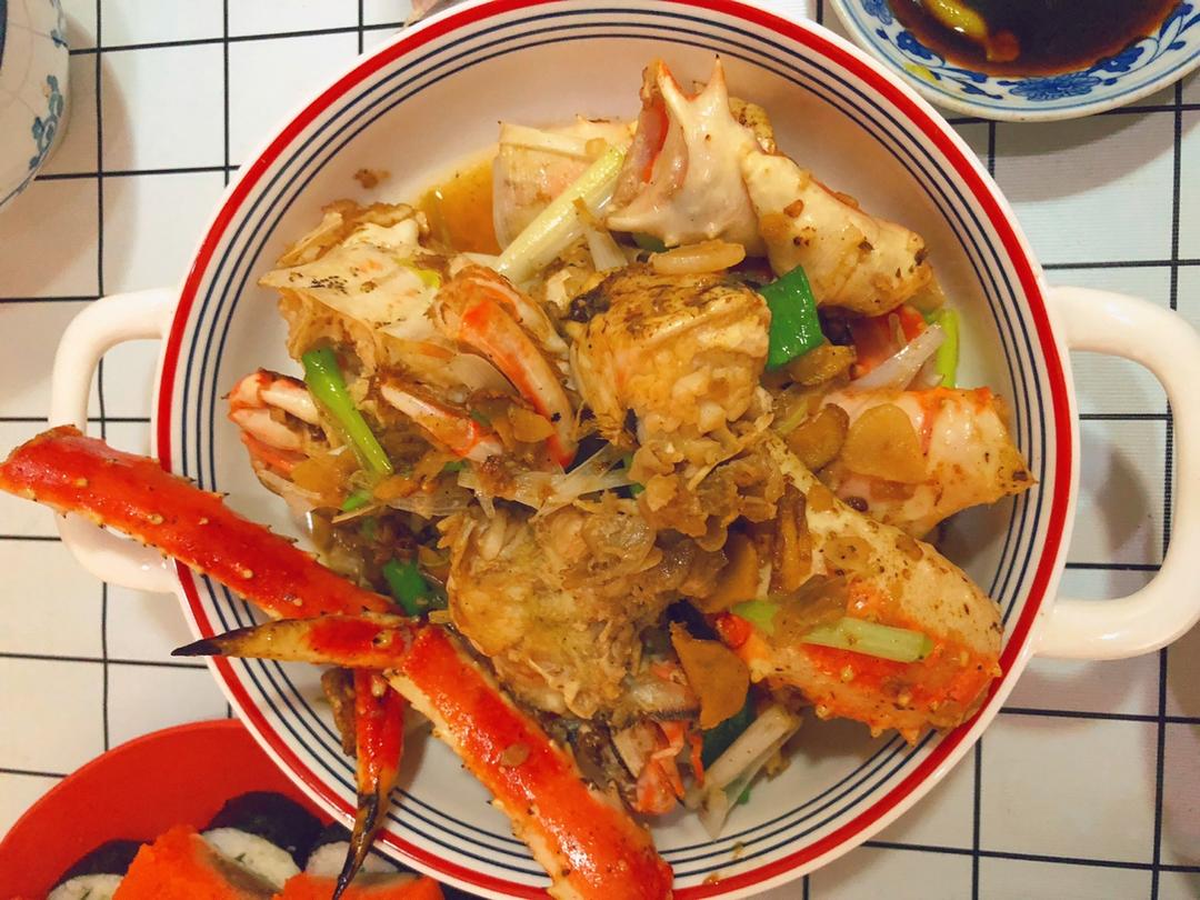 葱姜帝王蟹