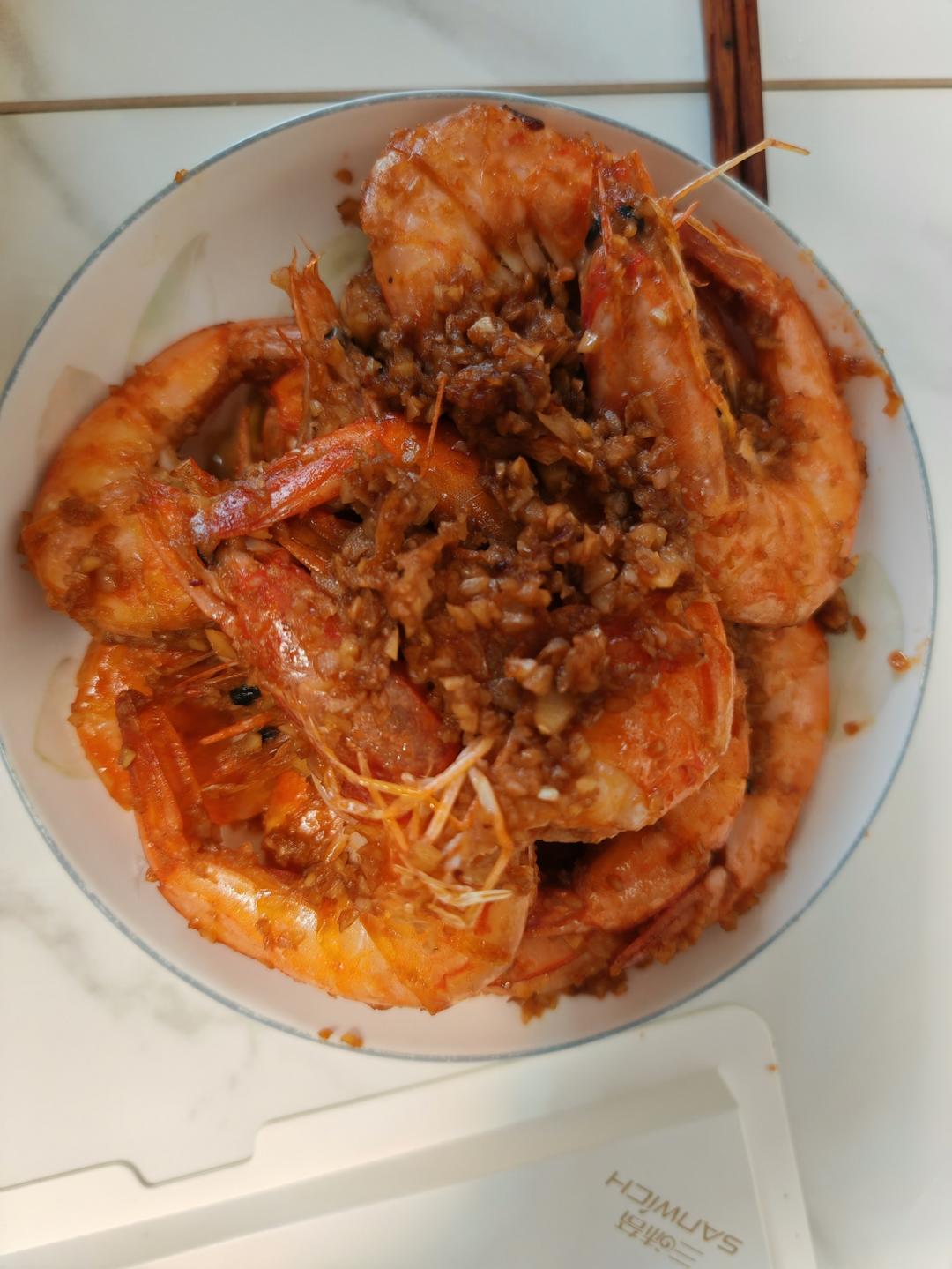 蒜蓉炒大虾