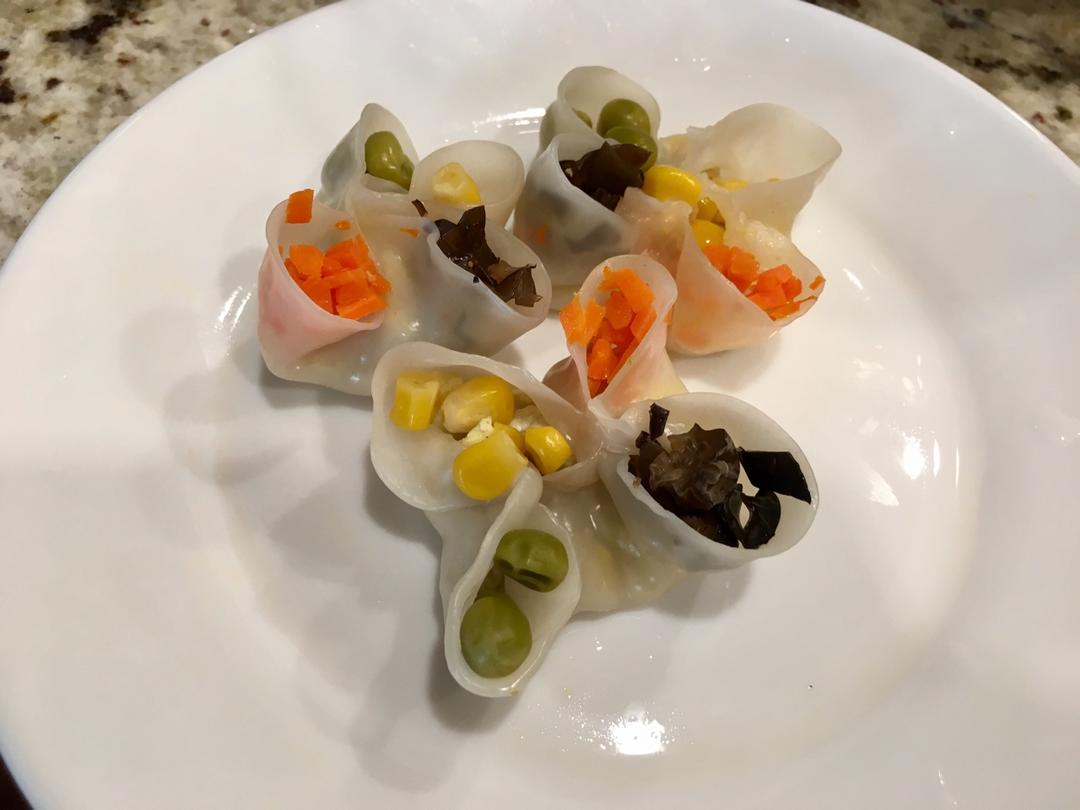 年夜饭四喜蒸饺I花样蒸饺