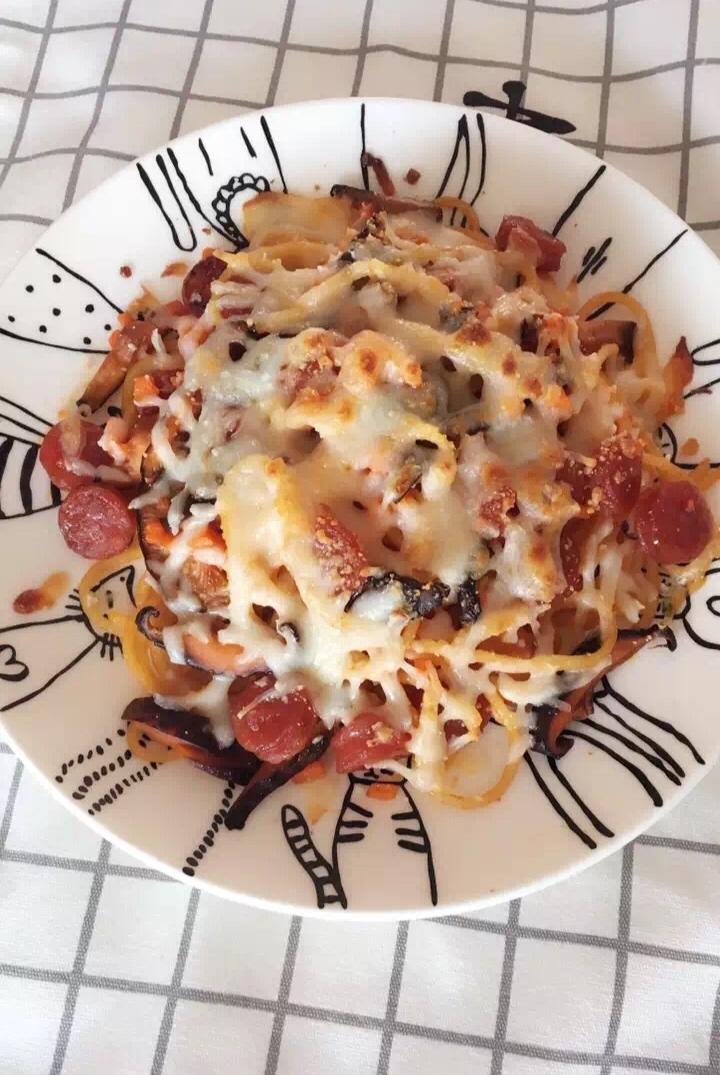 芝士培根焗面