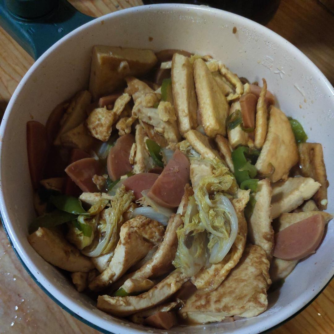 白菜豆腐煲