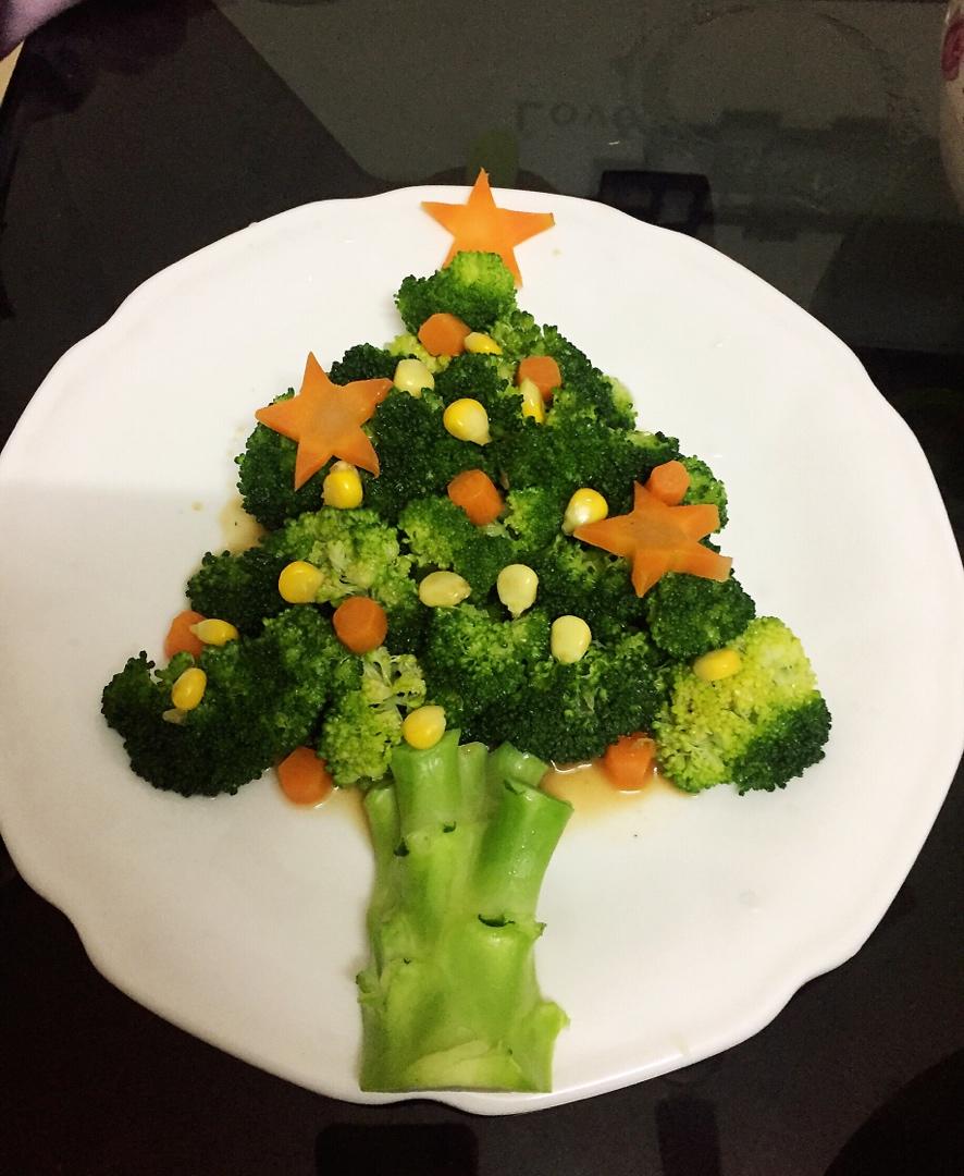 西兰花圣诞树
