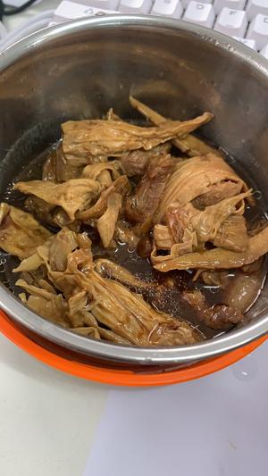 腐竹紅燒肉的做法 步骤6