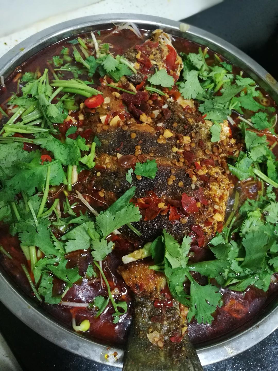 平底锅烤鱼（麻辣）