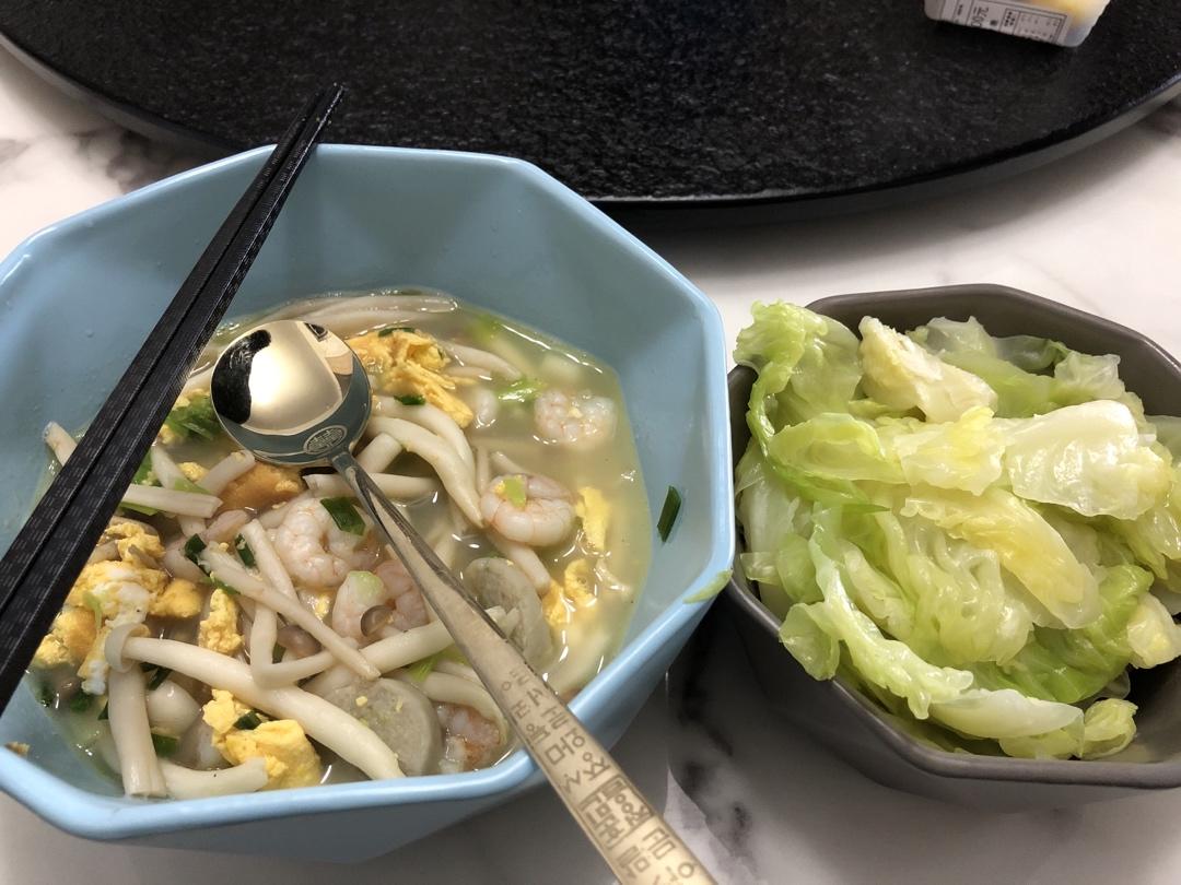 低卡减脂餐~三鲜菌菇汤