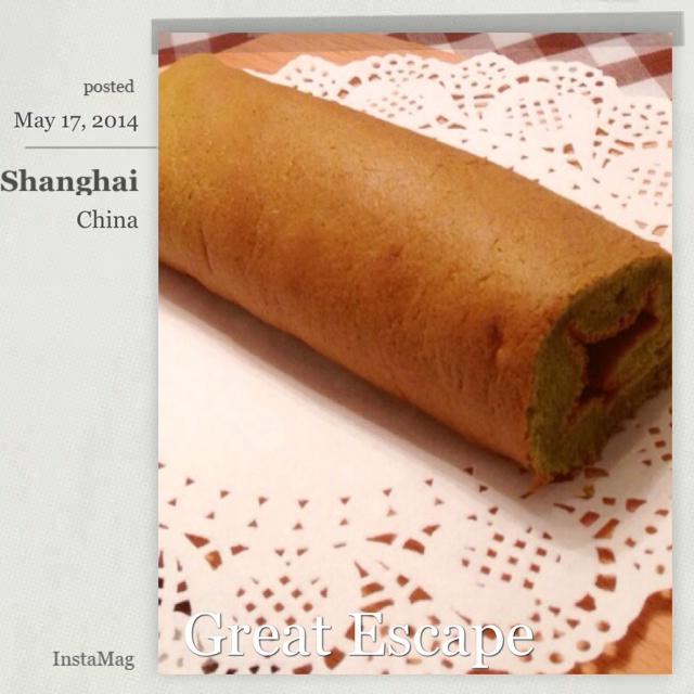 无油抹茶蛋糕卷