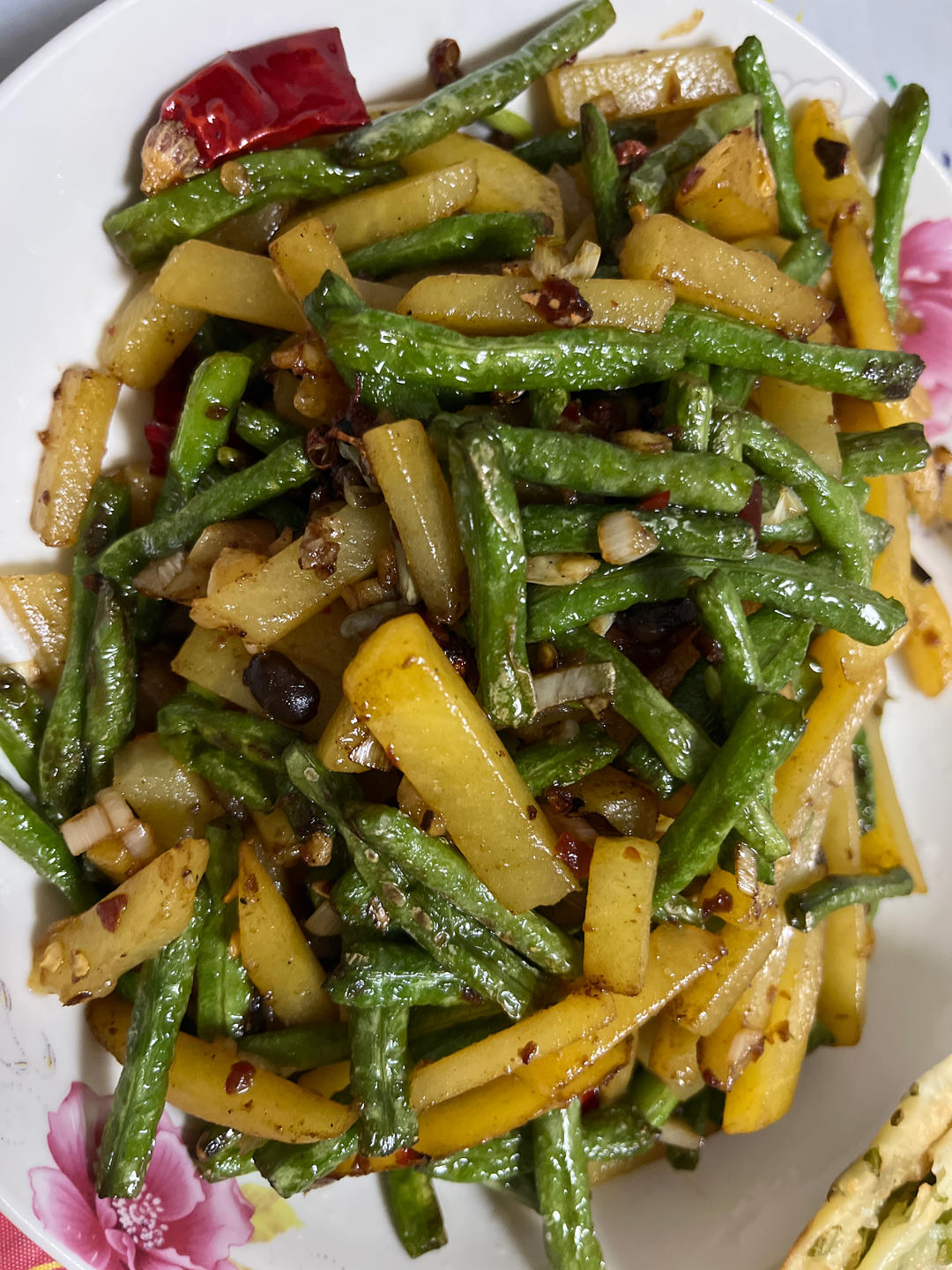 干煸豆角土豆