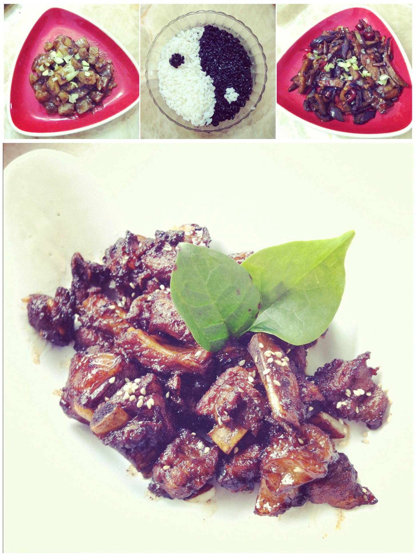 {看见什么吃什么}晚饭日记。