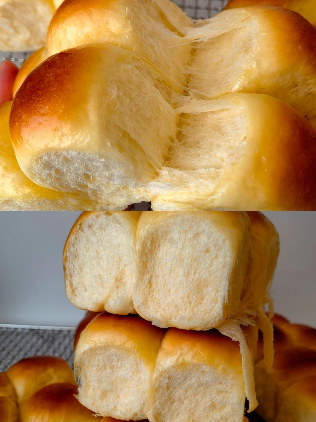 山姆同款黄油餐包，超简单在家就能复刻，卡白办了！