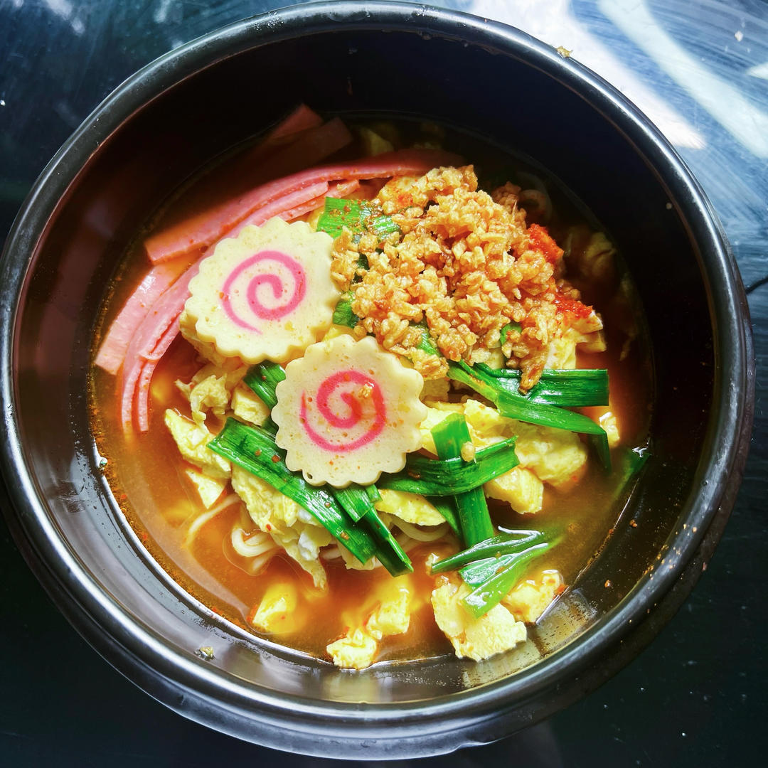深夜追番夜宵美味🌶️|MEP鸡蛋云拉面🥘