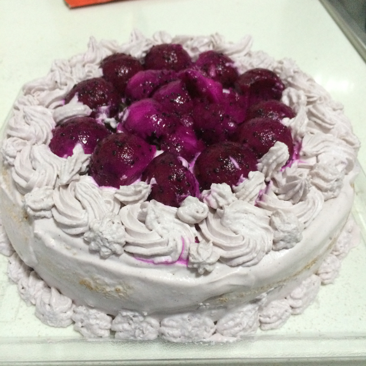 淡奶油裱花蛋糕