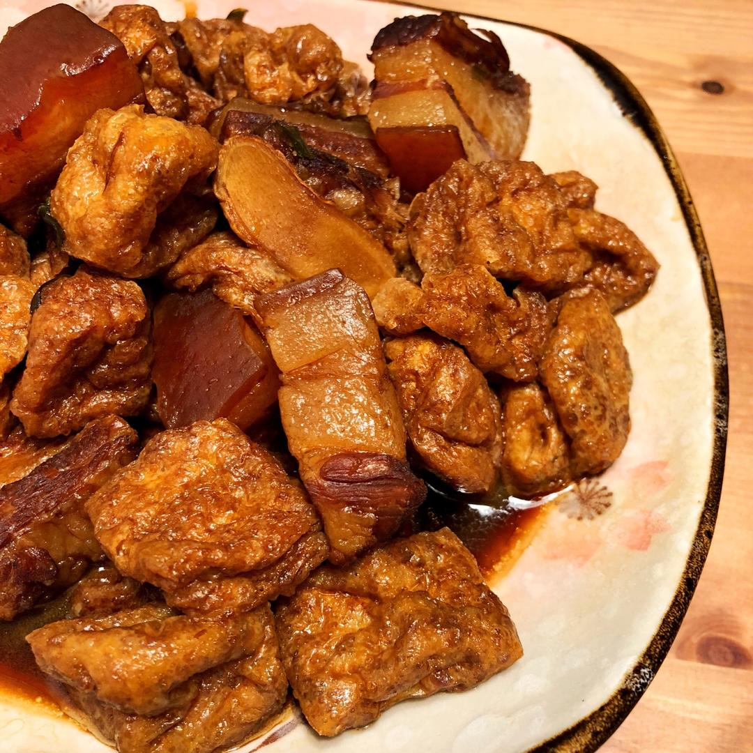 油豆腐红烧肉