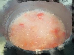 番茄鸡蛋肉沫菜粥的做法 步骤4