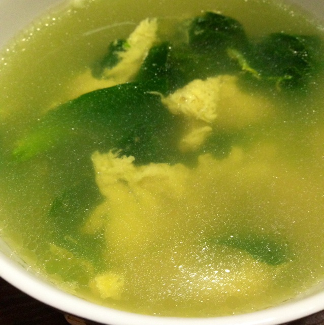 青菜蛋花汤