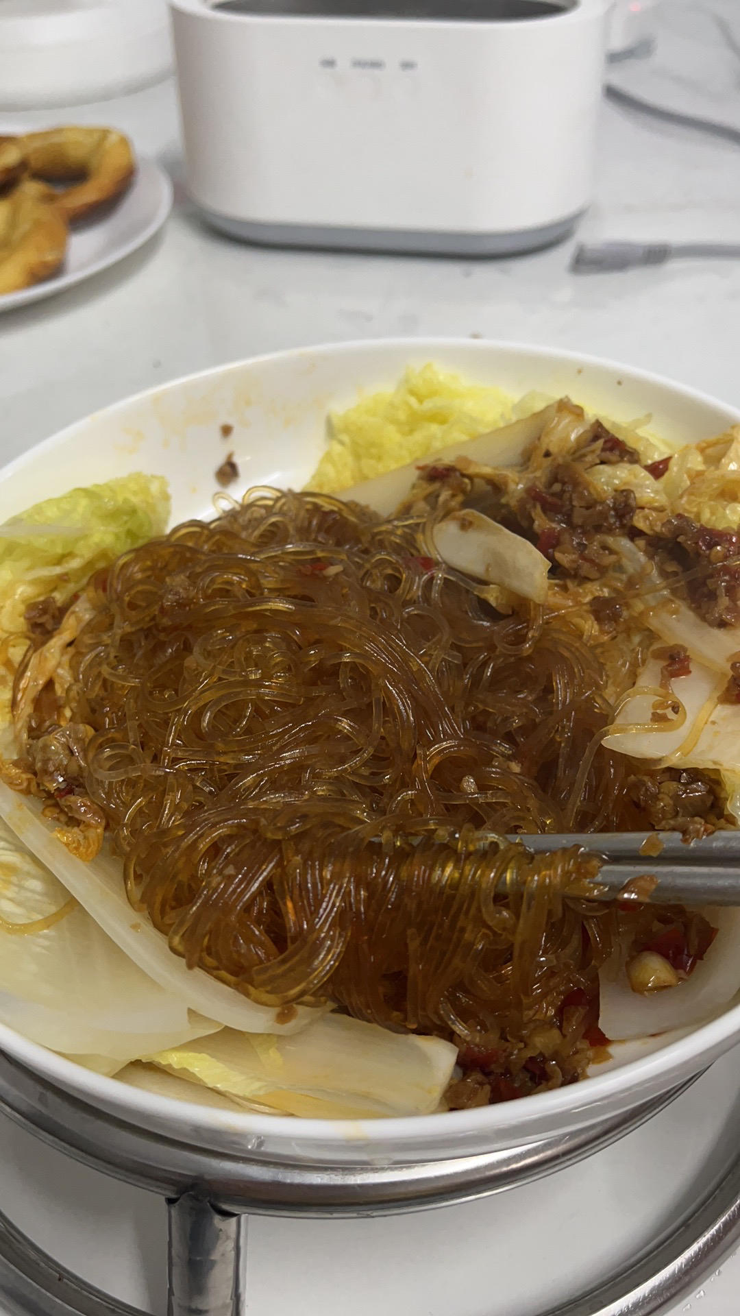 蒜蓉粉丝娃娃菜