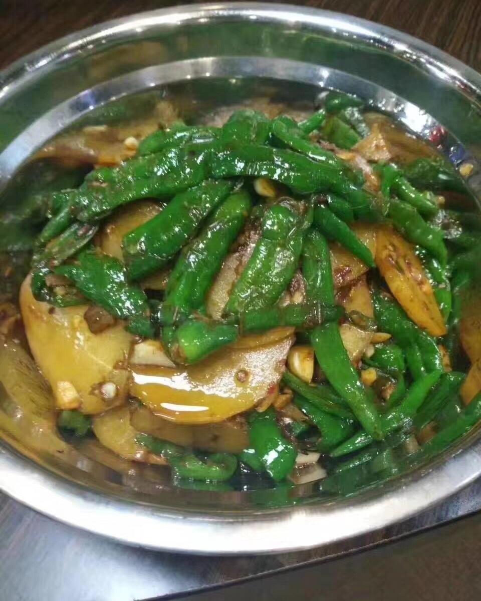 青椒炒土豆片