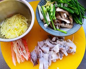雨天里的风情—韩式海鲜葱饼&泡菜饼的做法 步骤9