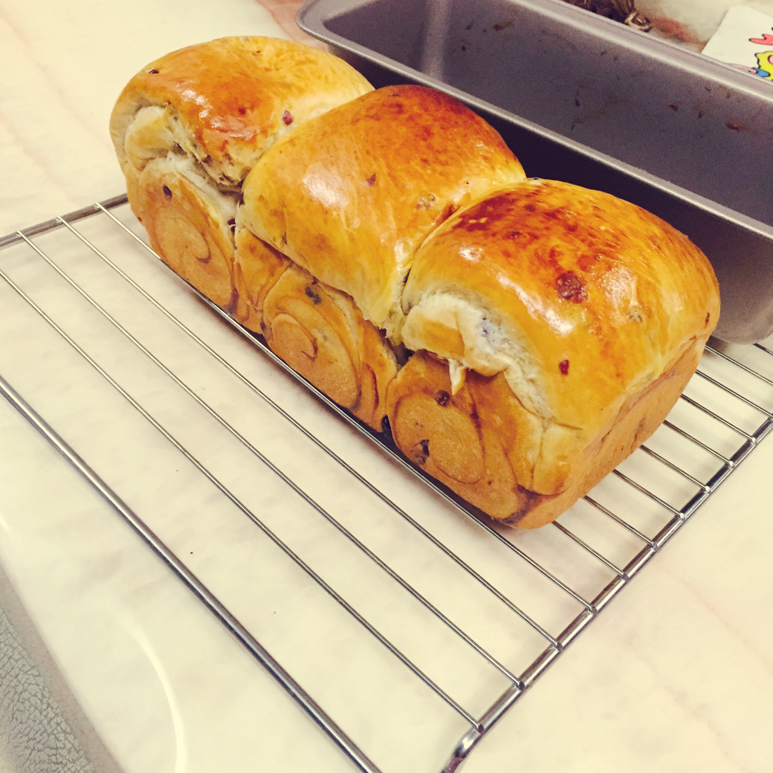 酸奶蔓越梅吐司～冷藏发酵