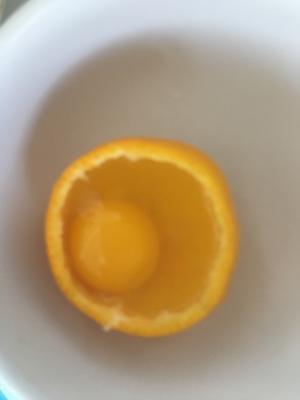 润肺的早餐蒸蛋（一橘两用）的做法 步骤4