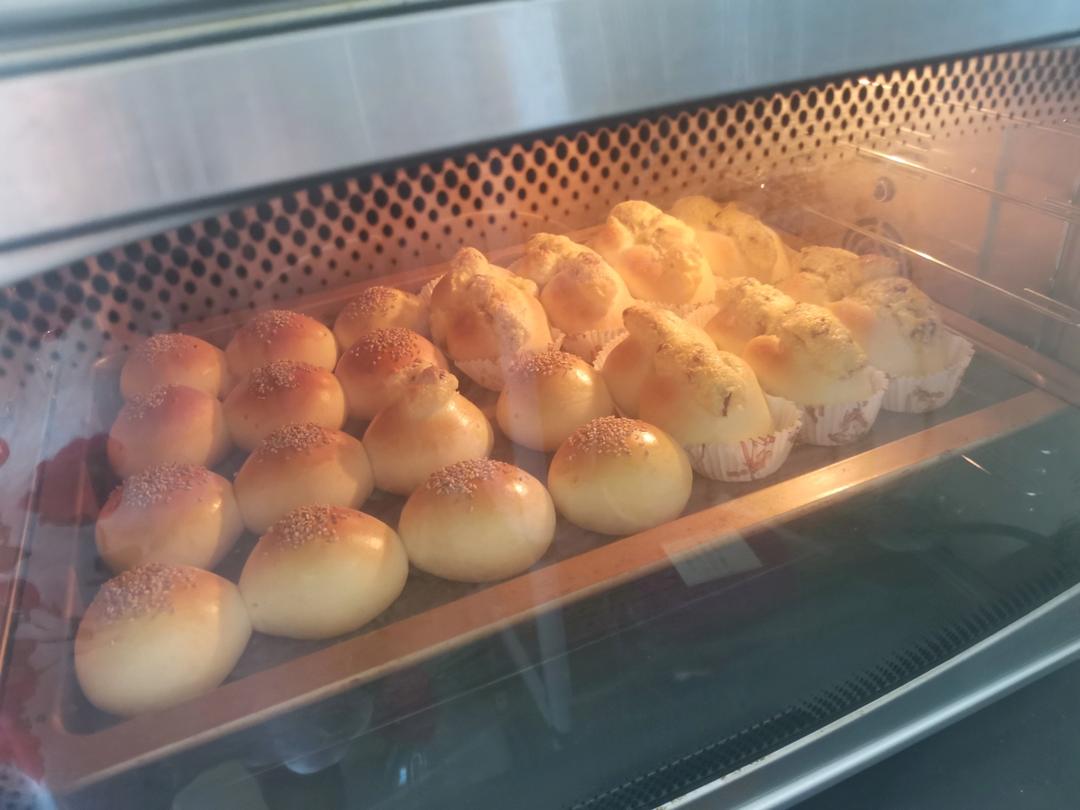 基础款豆沙面包餐包（新手一次发酵）B89