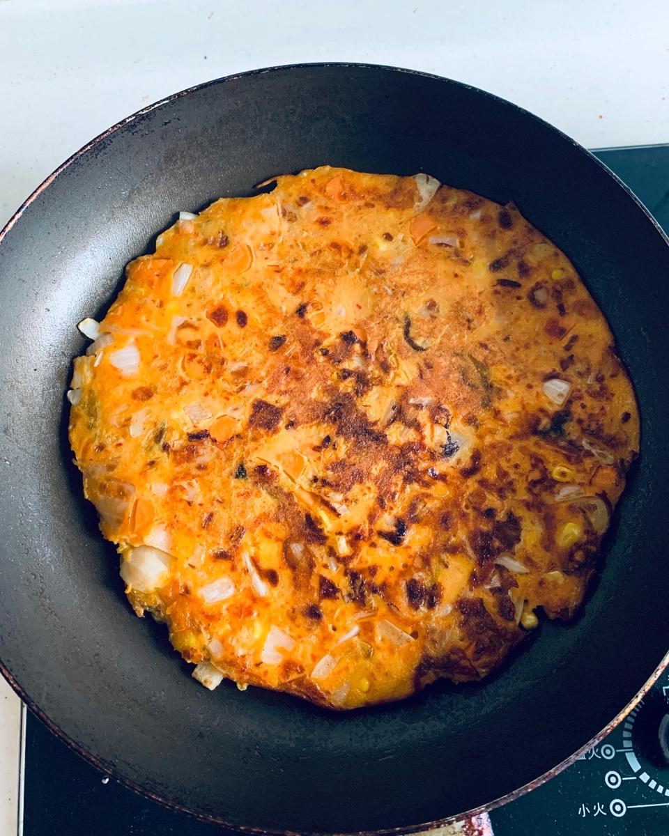 堂妈教你做泡菜饼
