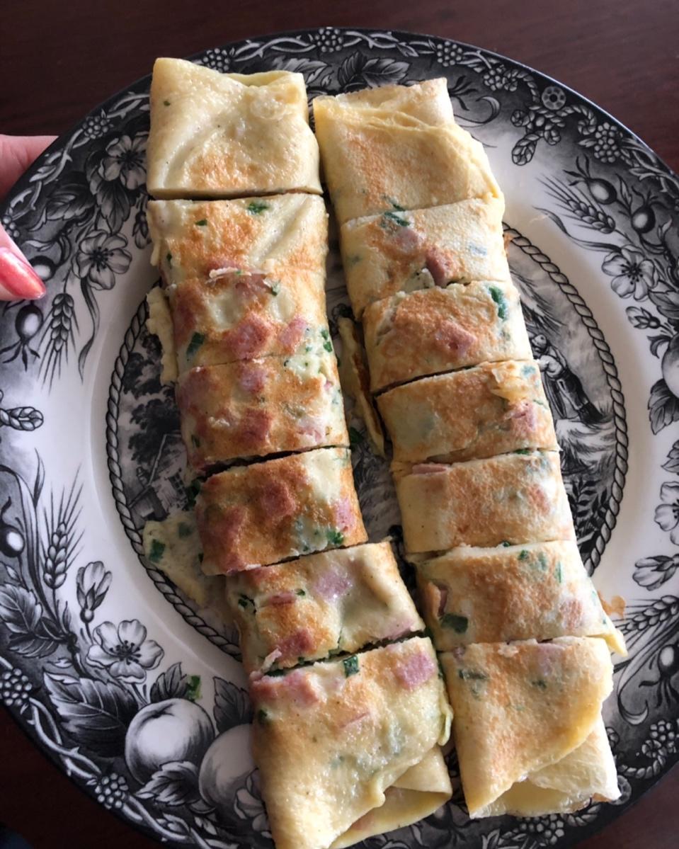 香肠芝士葱蛋烧