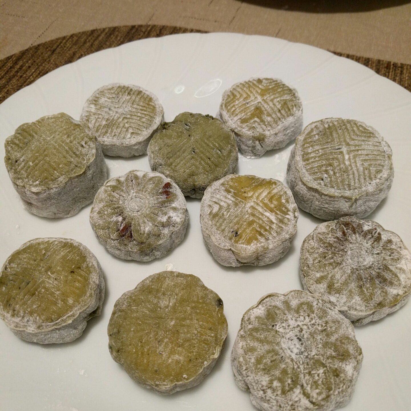 抹茶冰皮月饼 Matcha mooncake