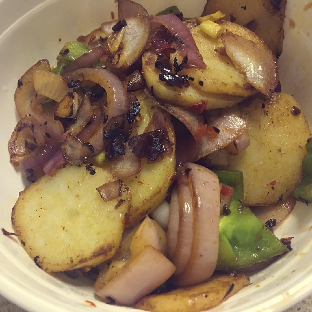 干锅土豆片