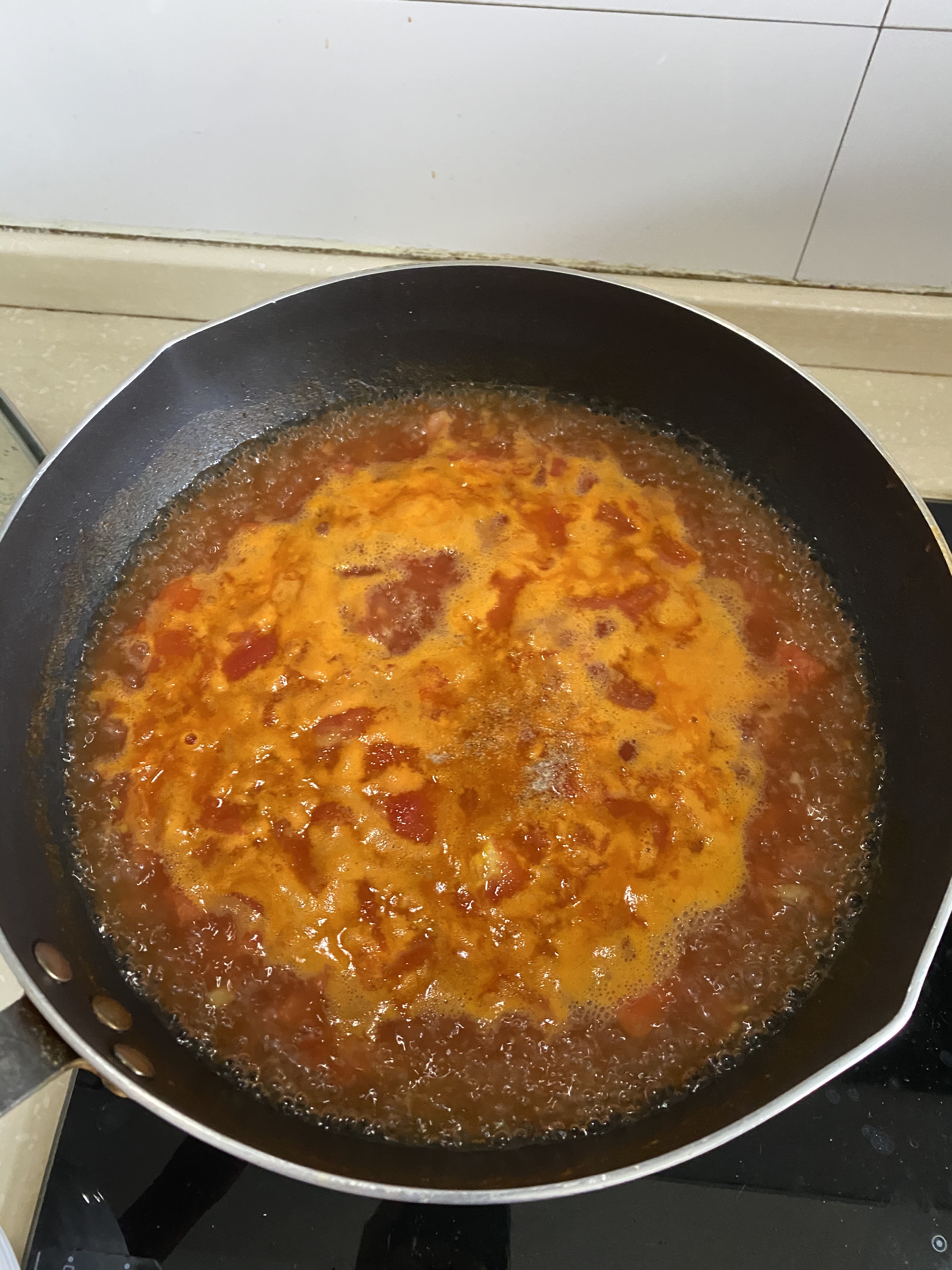 超简单番茄肥牛汤的做法 步骤7