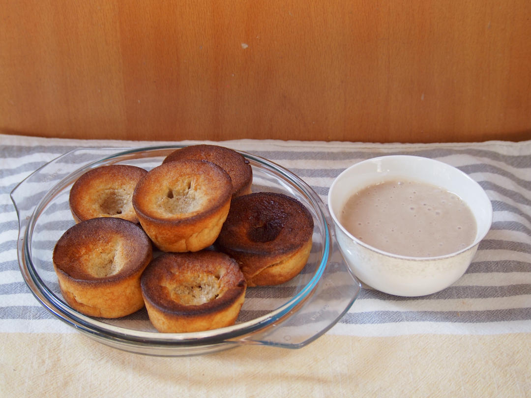 简单快手的泡泡松饼Popovers（消耗废弃酵种）