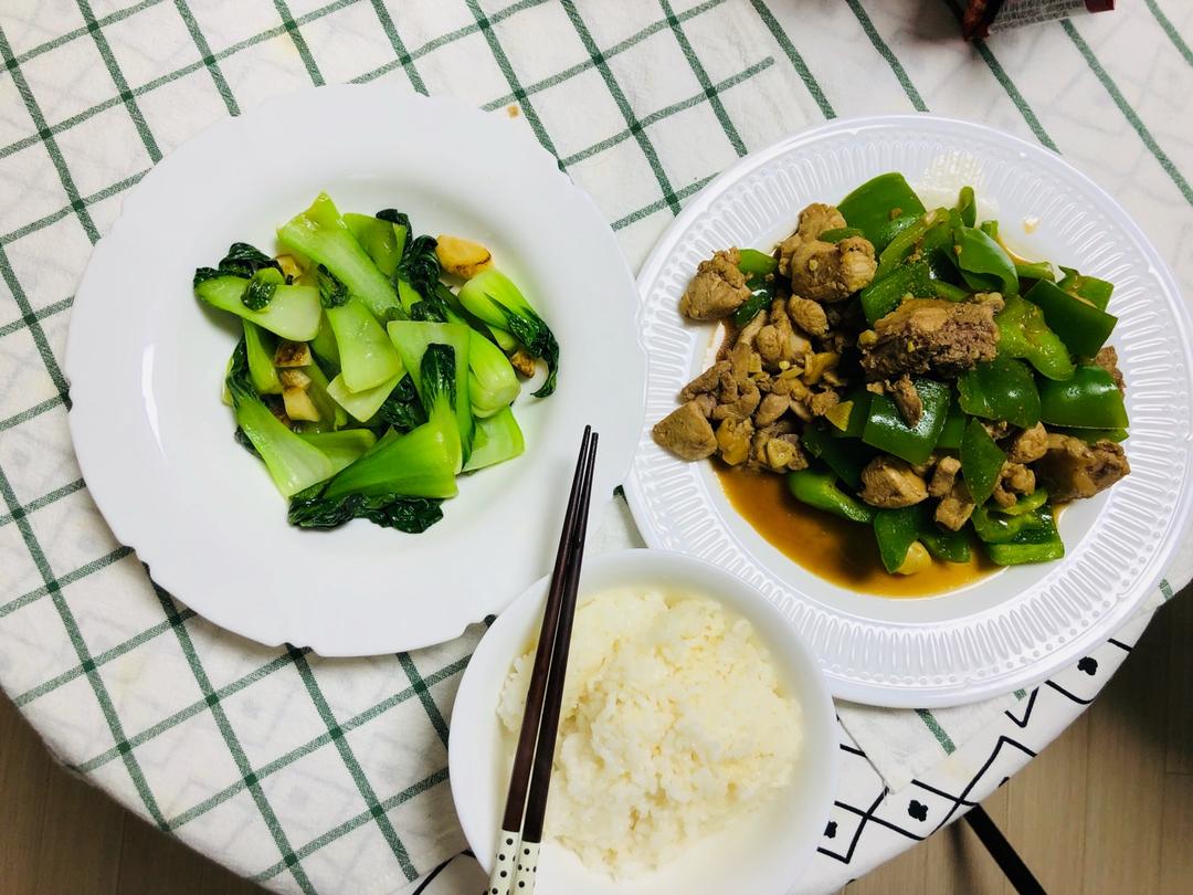 青椒炒鸡肉