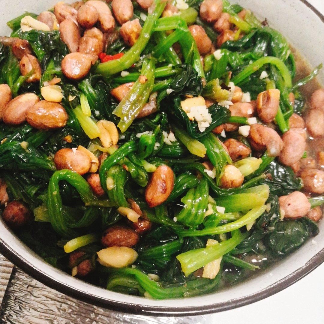 凉拌菠菜(家传秘方)