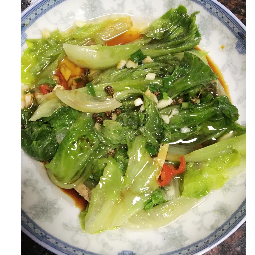 gd83r1做的白灼西生菜