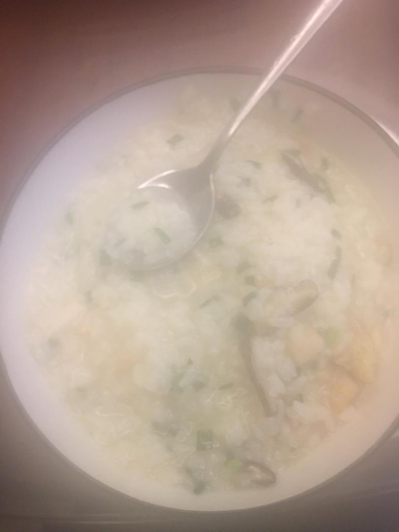 香菇鸡胸肉粥