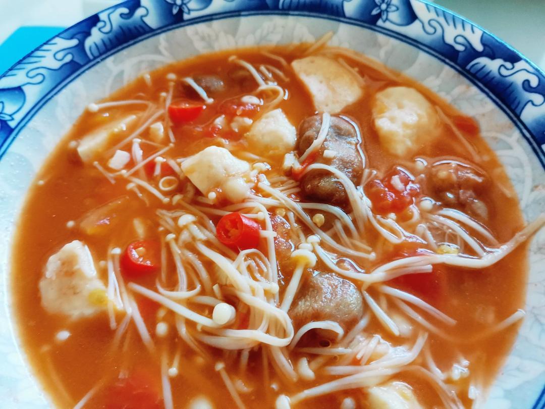 西红柿版酸汤肥牛卷