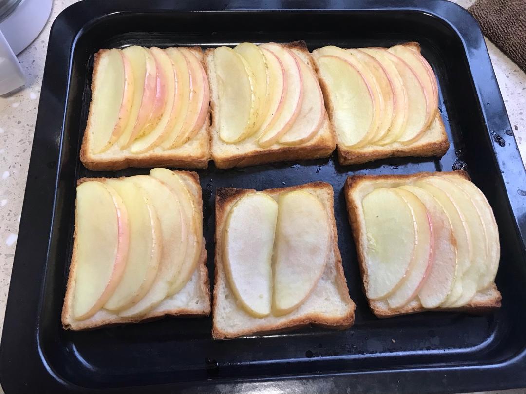 低热量吐司苹果派