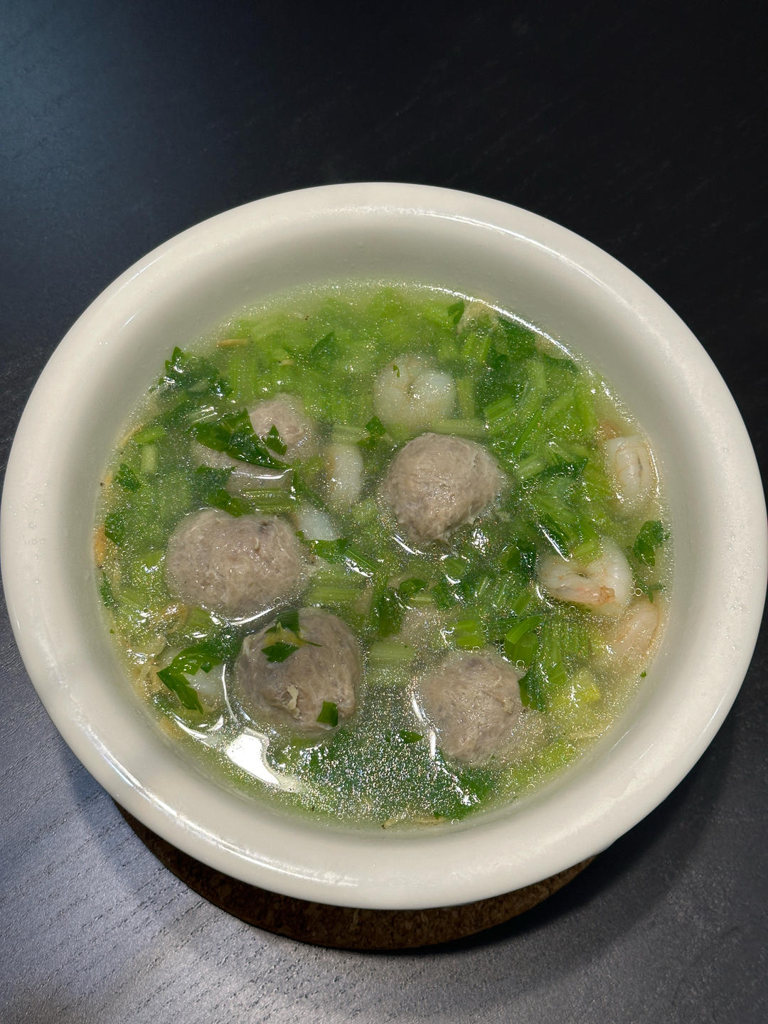 潮汕牛肉丸香芹汤