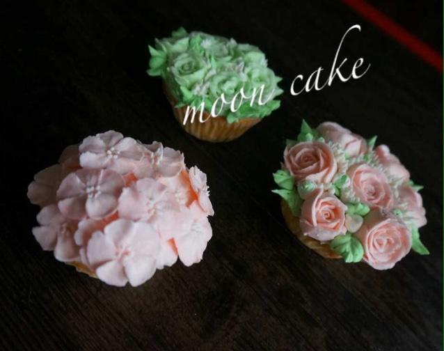 韩式裱花cup cake