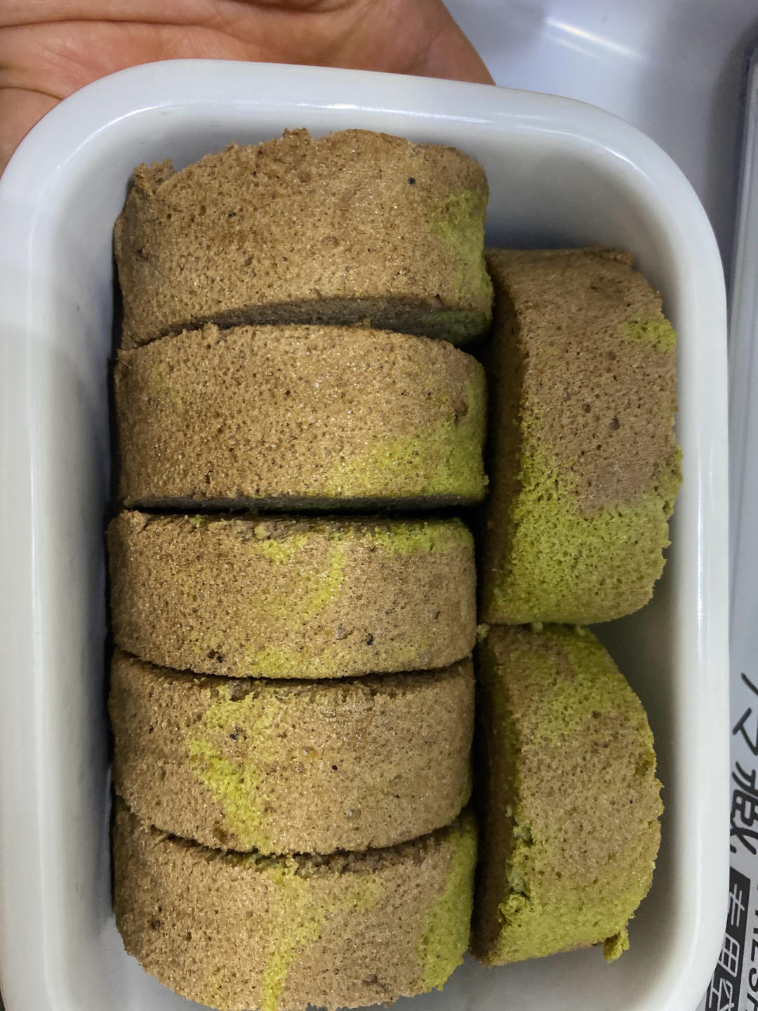 巧克力抹茶双色蛋糕卷